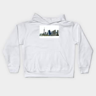 Toronto Skyline Graphic with CN Tower Kids Hoodie